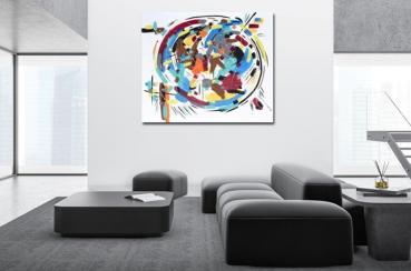 Buy hand painted modern art for your home - Abstract 1384